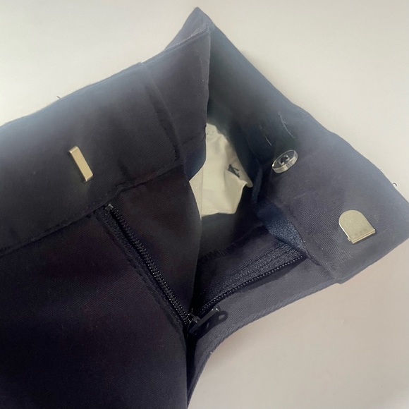 French Toast Navy Blue Adjustable-Waist Straight-Leg Uniform Pants, NWT 10.5+ - Picture 7 of 9